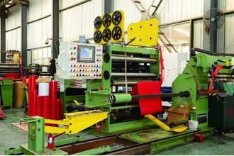 Digital foil coil winding machine